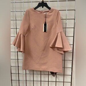 MILLY MINIS NICOLA DRESS IN BLUSH